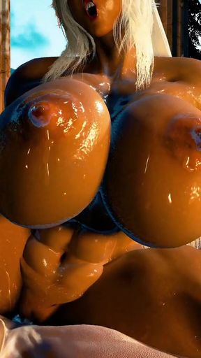 Wet Pussy with HUGE Tits and Ass l 3D Animation Uncensored Hentai   Clip 2