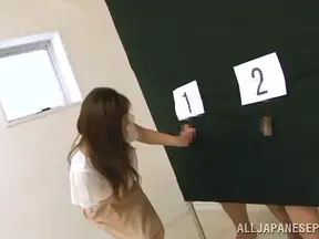 Seductive Asian Cougar Dominates Gloryhole Game With Hot Fuck Session