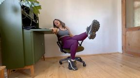 sweaty feet, socks and sneakers after good run m4