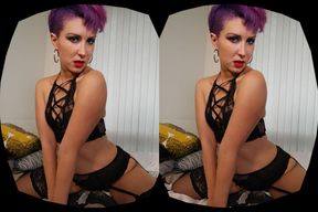 Lily Cums First! - Servicing Her Tight Pussy VR