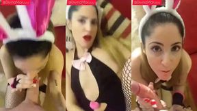 pendeja vestida de conejita pide verga por su culo - divinamaruuu - mis primeros videos ano 2020