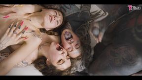 3 on 3 mayhem orgy - dp, anal, facial - zf002