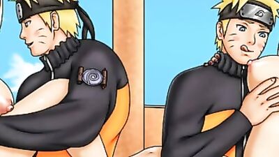 Naruto's Hentai compilation: Big-titted Asian babes get their asses drilled in a wild anal frenzy!