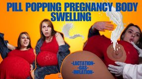 HD Ziva Fey - Pill Popping Pregnancy Body Swelling