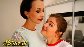 Experienced Woman Goes Down On Her Younger Girlfriend's Hairy Pussy All Afternoon