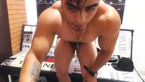 Showing Off Muscles and Ass