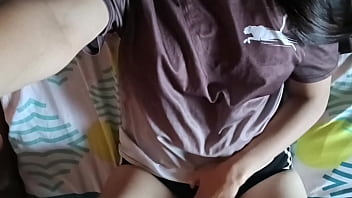 Colombian woman masturbates with her math teacher