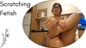 I scratch my feet intensely..