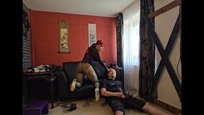JOI for my big ass and feet with my slave Faith