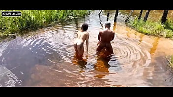 Si refrescando e Metendo com as gostosas no riacho depois de lhe oferecer carona na br