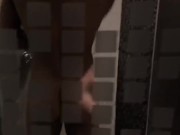 my MUSCLED LATINO BOYFRIEND takes a shower AFTER FUCKING ME and i record him