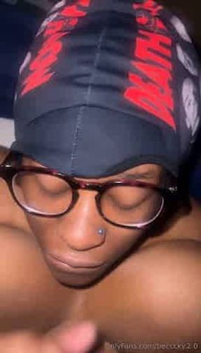 Ebony Missionary Cumshot