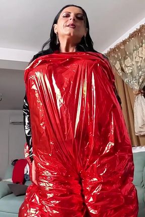 Giant Heart Balloon Pvc Fetish. Balloon Pop, Deepthroat and Cum Play