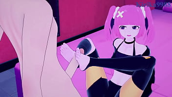 Sango and Diantha (Carne) intense sex. - Pok&eacute_mon Hentai