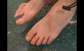 Feet Of A Tall Girl