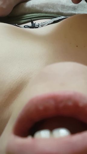 My horny eighteen step SISTER CUMS while I sucking and touching her NIPPLES- UnlimitedOrgasm   Clip 2