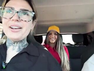 I went shopping and without nowhere I called a stock clerk over to be a porn actress! I started grabbing and sucking her throat right there in public, we went to the car and we sucked every other off right there!