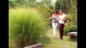 Dong sharing back yard romance