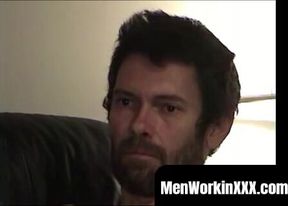 Nasty old dude Daniel loves coating himself in cum