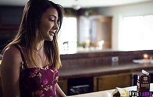 Horny Lesbian aunt manipulates teen niece