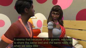 indian and stepsister sharing bed - desi teen sex