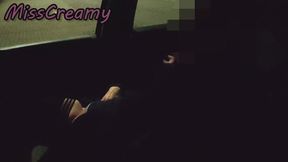CAUGHT CARSEX in Parking Night Fucking Squirting