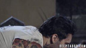 Young beautiful babe cannot stop moaning while ravaged & dominated