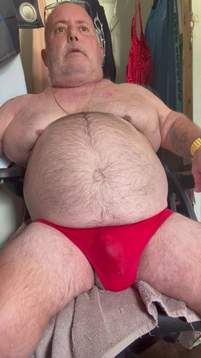 Mark Fletcher Piss Soaked Panties, Precum with Lots of Cum