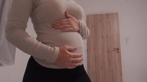 My Pregnant Stepsister humiliates herself because she feels her pussy and ass getting fat, so she humiliates herself about how ugly she is.