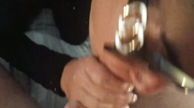 laura on heels spills cum in wild blow ritual