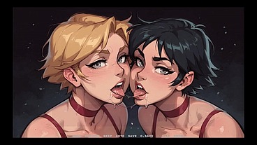 My New Girlfriend [ TABOO Hentai Game ] Ep.16 GF caught watching THREESOME PORN sharing a big dick WITH HER BEST FRIEND !