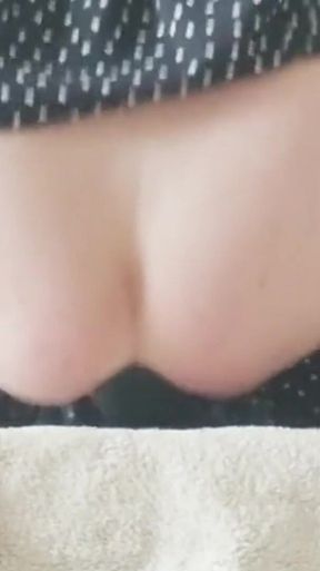 An Evening Gown and a Big Dildo