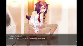 pink heart [ futa hentai game ] ep.3 futanari gooning for the first time !