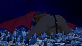 SUCCUBUS GROWS, FUCKS, AND DROWNS THE CITY IN HER CUM