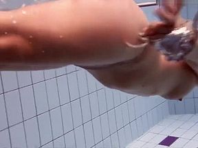 Bouncing boobs underwater