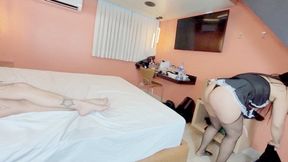THE BOSS BEING PUNISHED WITH FARTS - BY KIARA NISSEI - CLIP FULL
