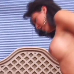 Seductive Brunette and Blonde Babes in Steamy Lesbian Dildo Play