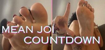 MEAN JOI countdown - POV at my feet