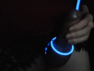 Femboy Edges and Sounds Dong with Glowstick