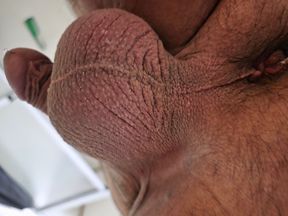 Slipping in for a few strokes of the long toy