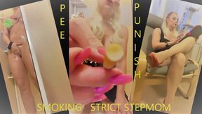 Your smoking stepmom will punish you with a hairbrush