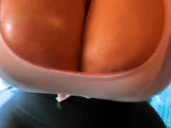 Beautiful blonde nanny and big boobed blonde MILF get pumped
