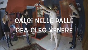 GEA DOMINA - BALLBUSTING WITH GEA, CLEO AND VENERE