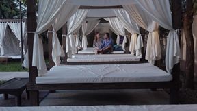 Sex Trainer Blonde Gets Wild Threesome Pound