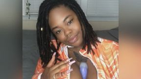 Hairy Ebony Twerks on Dick