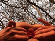Outdoor twink anal gape - rosebud - wrecked hole