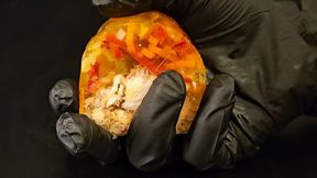 Slow Aspic Jelly Crush in Latex Gloves - Wet Texture & Deep Sound