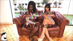 AFRO LATINAS HOLLY BOMBOM AND SORAYA CASTRO FULL SCENE