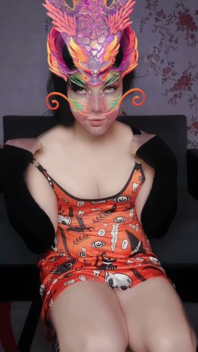 Crossdresser Magic: Pretty Looks, Smooth Skin, and a Touch of Dragon Fantasy   Clip 1