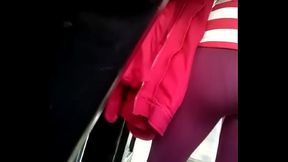 culo rosa en el camion